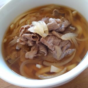 すき焼き風うどん