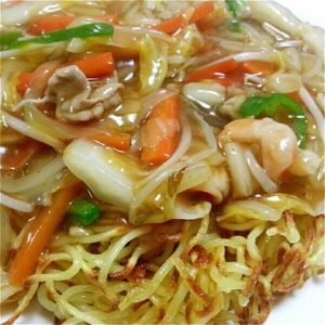 餡かけ焼きそば